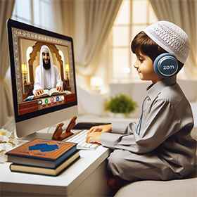 kid learn onlie quran